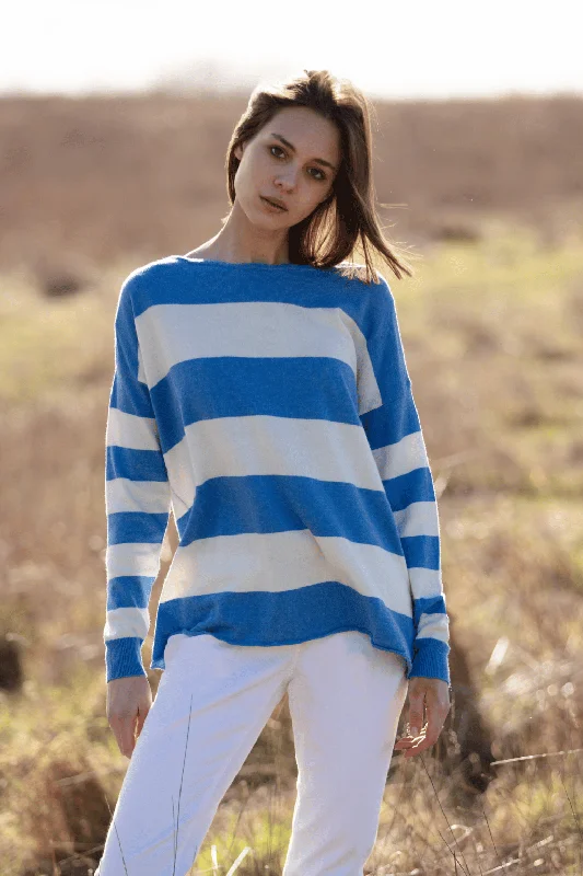 Cornflower w White
