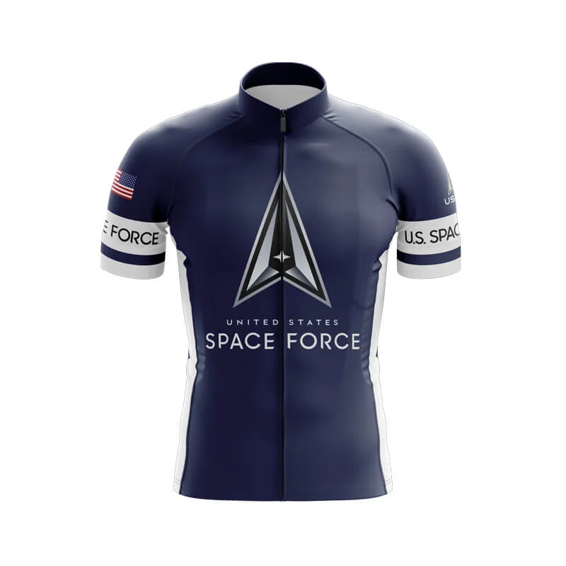 U.S Space Force Club Jerseys (V5) (Navy Blue) V Neck Jersey Blouse