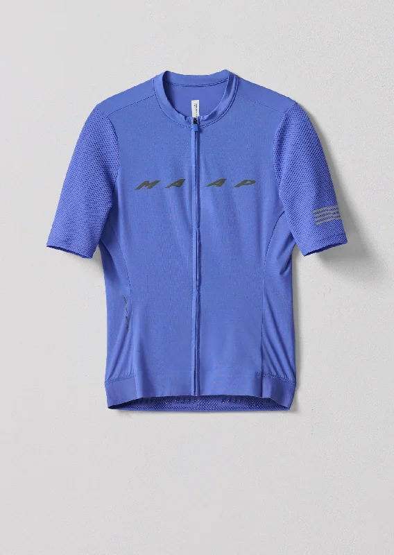Women's Evade Pro Base Jersey 2.0 - Ultra Violet Turtle Neck Jersey Shirt